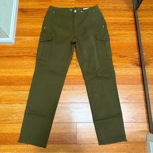 RAG & BONE CARGO PANTS - size 28 - army green